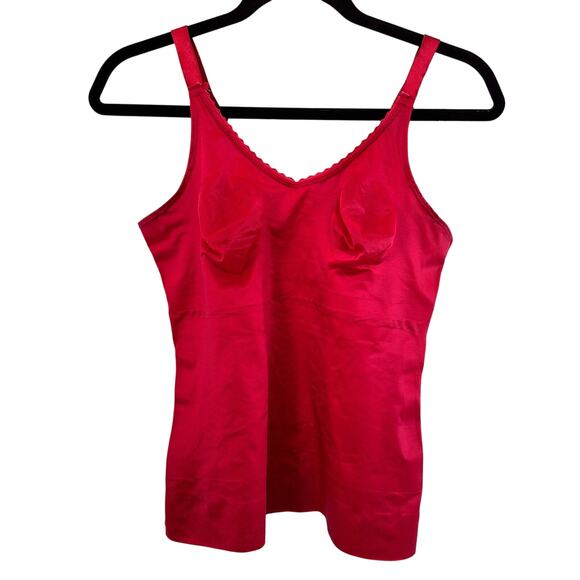 Ruby Ribbon size 36 Heritage Cami support shapewear top berry red - Picture 1 of 6